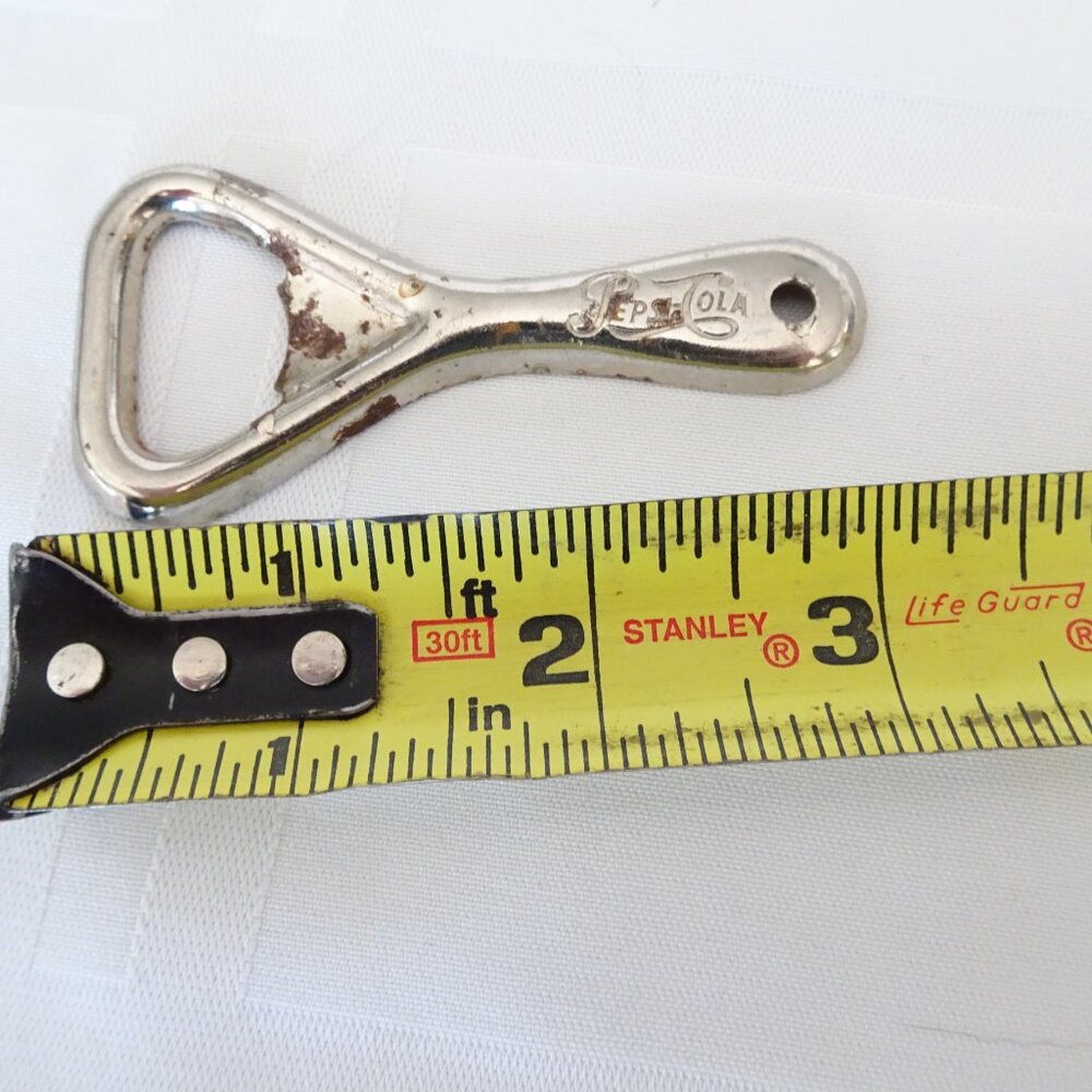 Vintage PEPSI-COLA Metal Church Key‎ bottle opener. Length 3" - Picture 4 of 4